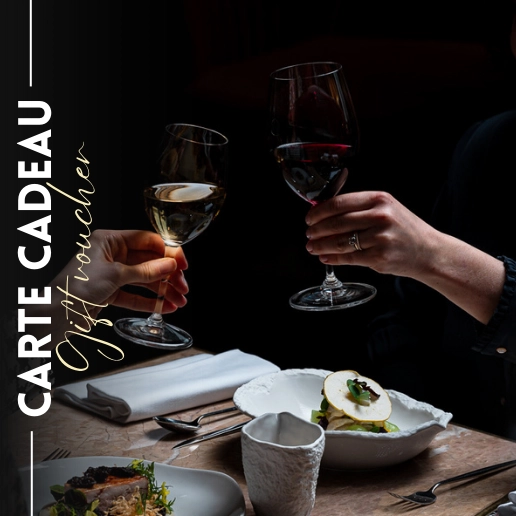 E-Gift Card DUO - "Découverte" Menu 3 courses & 3 wines
